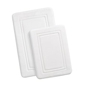Truly Calm Memory Foam 2 pc Bath Rug Set