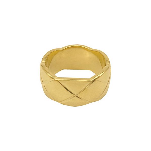 Silver Cushion Band Ring main image 0