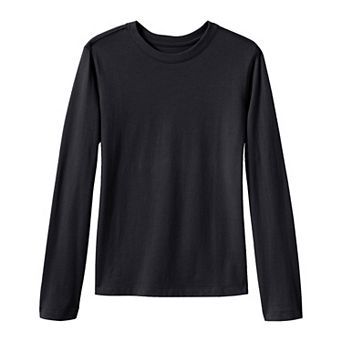 Girls 2-20 Lands' End School Uniform Long Sleeve Essential Tee