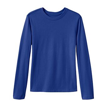 Girls 2-20 Lands' End School Uniform Long Sleeve Essential Tee