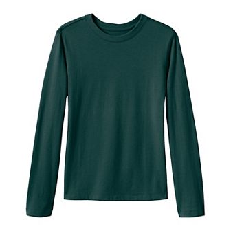Girls 2-20 Lands' End School Uniform Long Sleeve Essential Tee