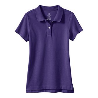 Girls 2-20 Lands' End School Uniform Feminine Fit Mesh Polo Shirt