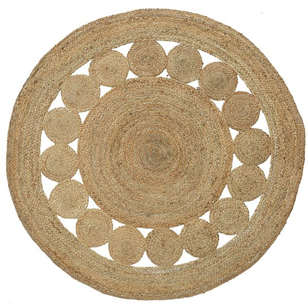 Abani Jute JUT190A Natural Fiber Natural Area Rug