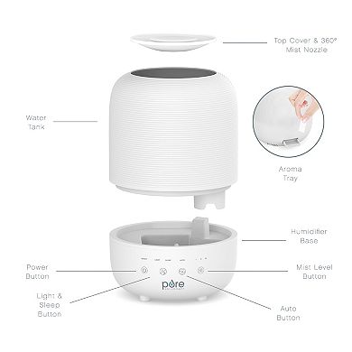 Pure Enrichment HUME Sense Top Fill Humidifier