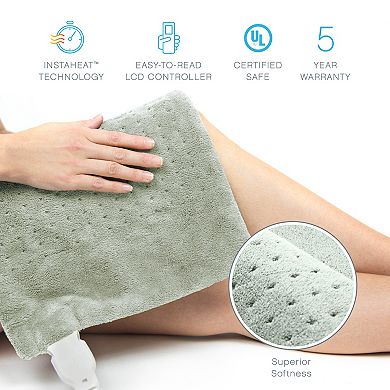 Pure Enrichment PureRelief XL Heating Pad for Back, Neck & Shoulder Pain Relief