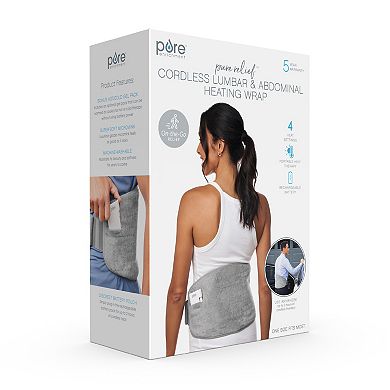 Pure Enrichment PureRelief Cordless Lumbar & Abdominal Heating Wrap