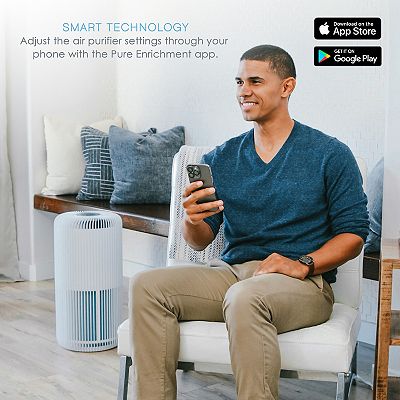 Pure Enrichment PureZone Turbo Smart HEPA Air Purifier with UV-C