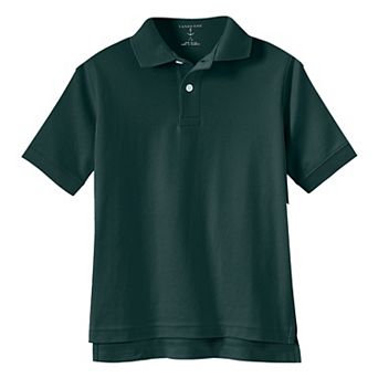 Kids 2-20 Lands' End School Uniform Interlock Polo Shirt in Regular & Husky