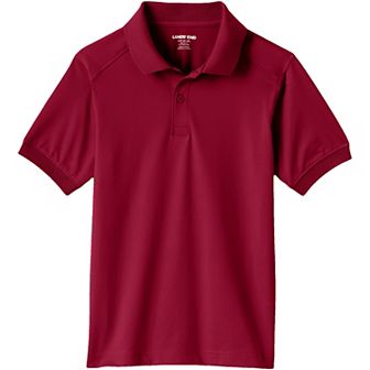 Kids 2-20 Lands' End School Uniform Rapid Dry Polo Shirt