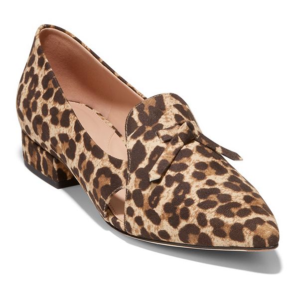 cole haan leopard print flats