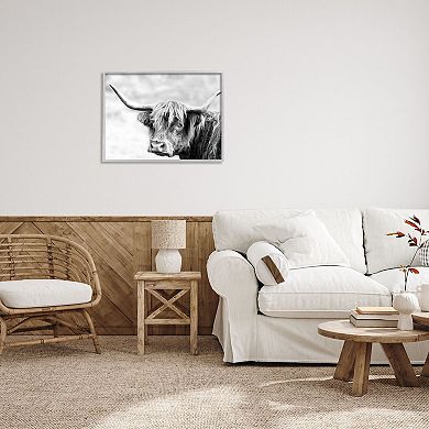 Stupell Home Decor Country Cattle Wild Framed Wall Art