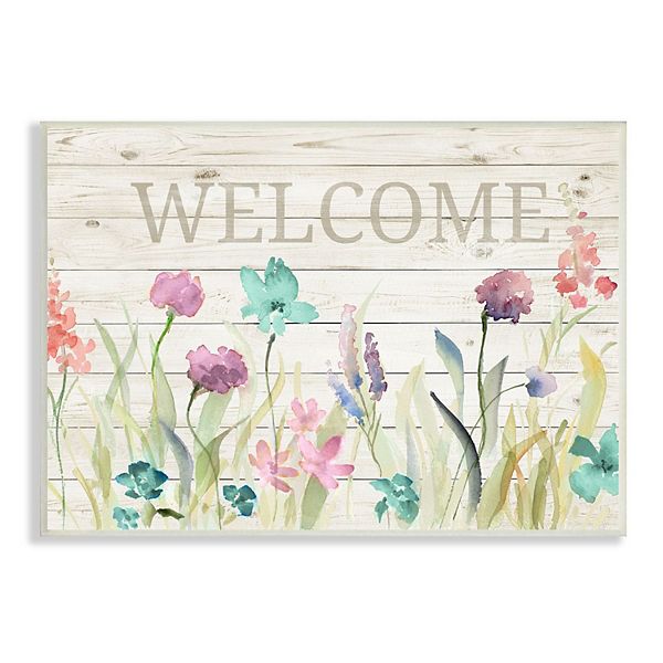 Stupell Home Decor Spring Meadow Plaque Wall Art