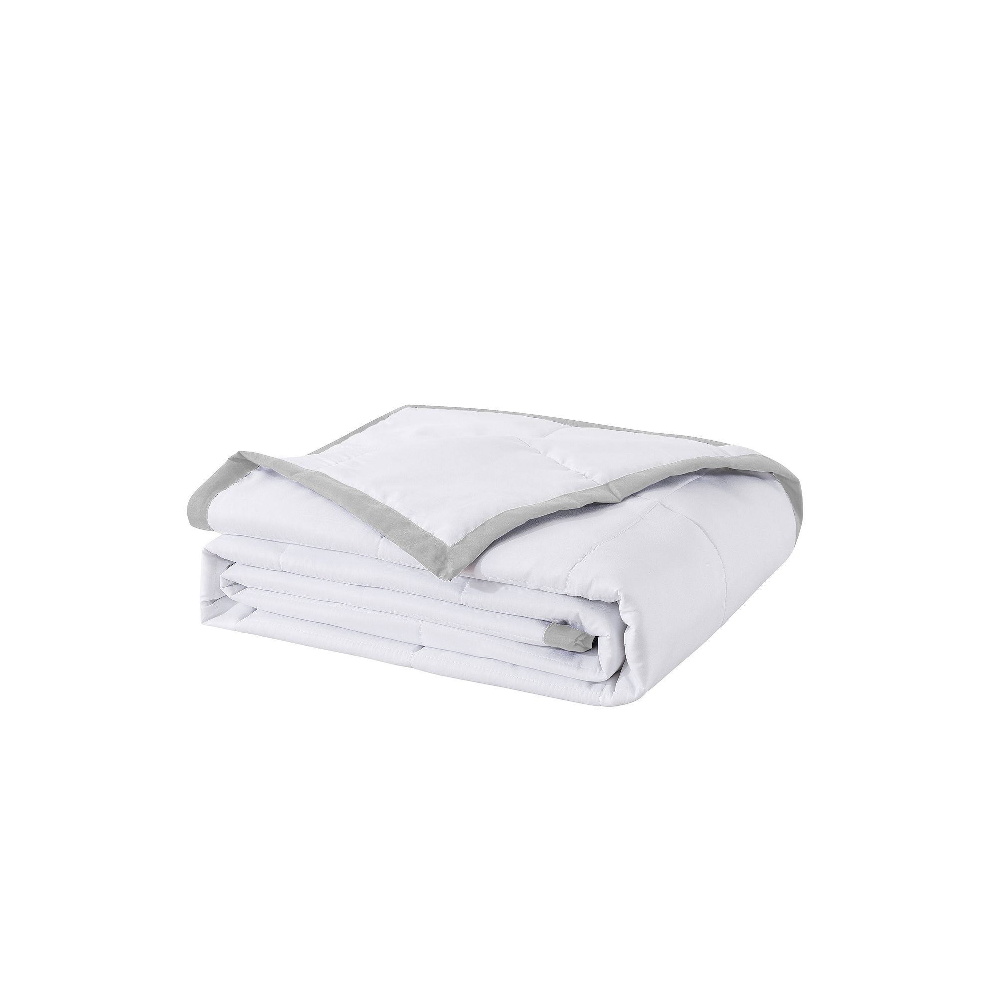 Dream On St. James Home Frame Border Down Alternative Blanket, Glacier Gray