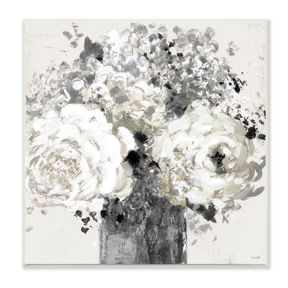 Stupell Home Decor Floral Arrangement Plaque Wall Art