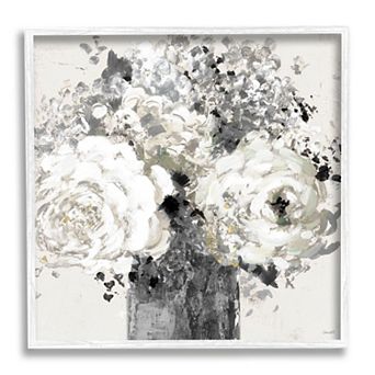 Stupell Home Decor Expressive Floral Framed Wall Art