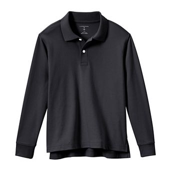 Kids 2-20 Lands' End School Uniform Long Sleeve Polo