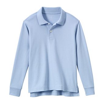 Kids 2-20 Lands' End School Uniform Long Sleeve Polo
