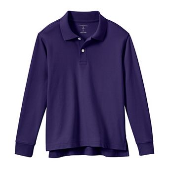 Kids 2-20 Lands' End School Uniform Long Sleeve Polo