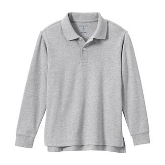 Kids 2-20 Lands' End School Uniform Long Sleeve Polo