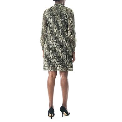 Women's Nina Leonard Foiled Float Dress