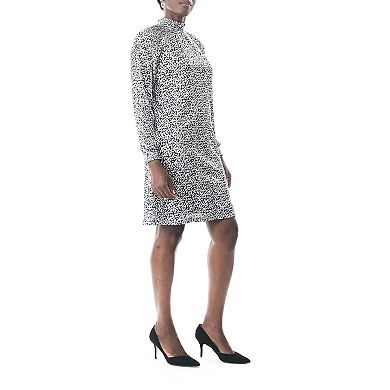 Women's Nina Leonard Foiled Float Dress