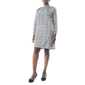 Women's Nina Leonard Foiled Float Dress