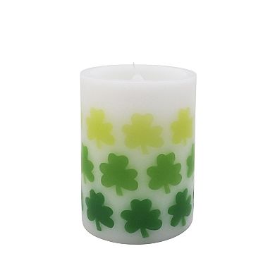 Celebrate Together™ St. Patrick's Days Small LED Pillar Candle with Charm
