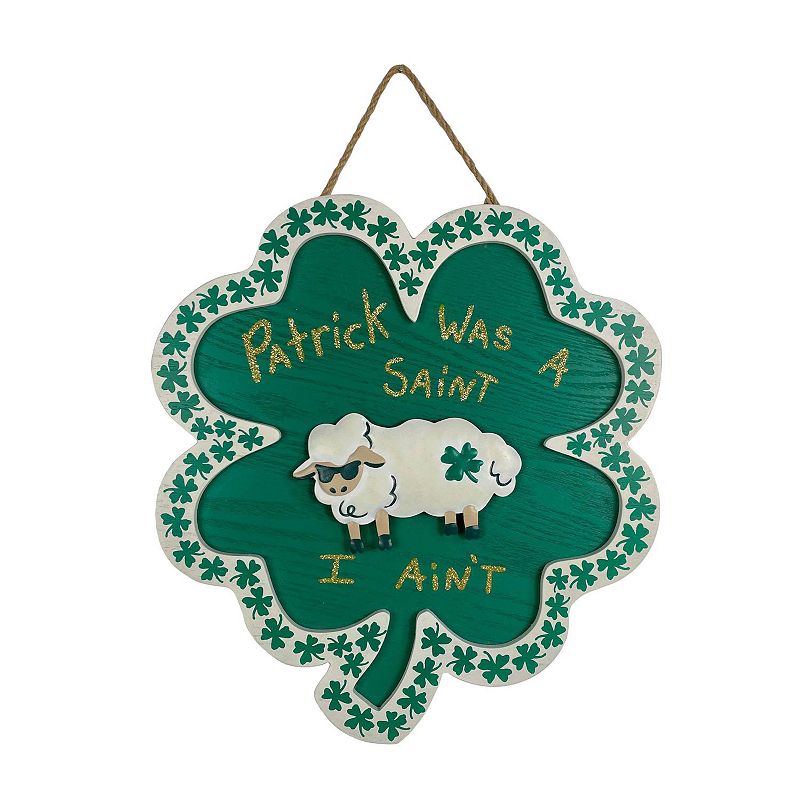 76850839 Celebrate Together St. Patricks Day Sheep Wall Dec sku 76850839