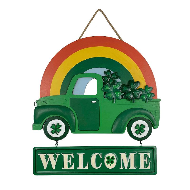 Celebrate Together St. Patricks Day Welcome Truck Wall Decor, Multicolor