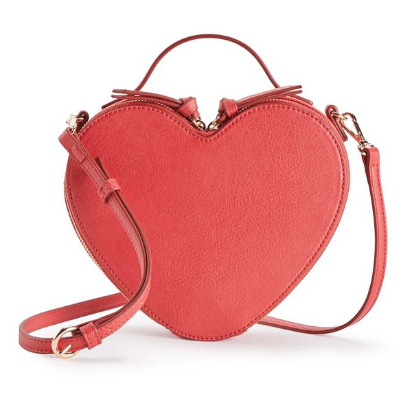 LC Lauren Conrad, Bags, Lc Lauren Conrad Heart Shaped Crossbody Bag