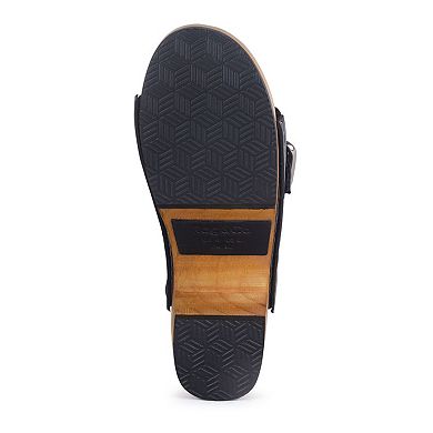 Rag & Co Yoruba Women's Leather Braided Clogs