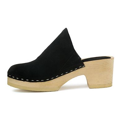 Rag & Co Darcie Women's Leather Clogs