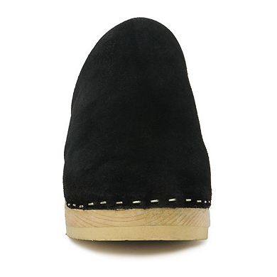 Rag & Co Darcie Women's Leather Clogs
