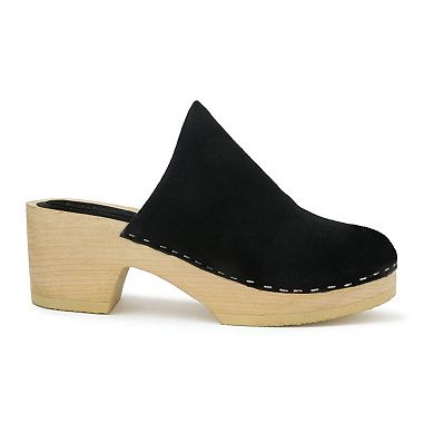 Rag & Co Darcie Women's Leather Clogs