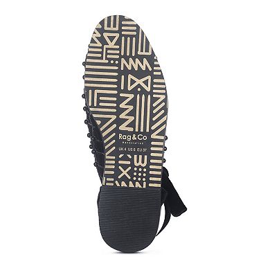 Rag & Co Asante Women's Velvet Mules