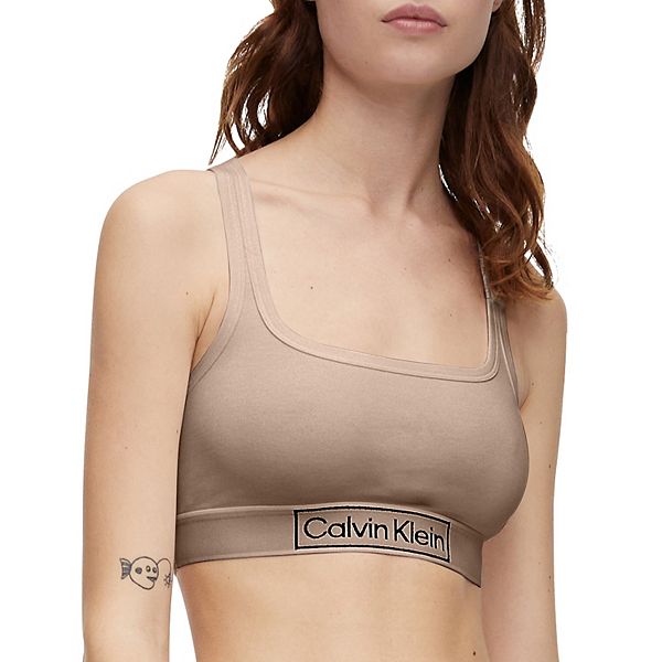 Calvin Klein Reimagined Heritage Unlined Bralette Black QF6768-250 - Free  Shipping at Largo Drive