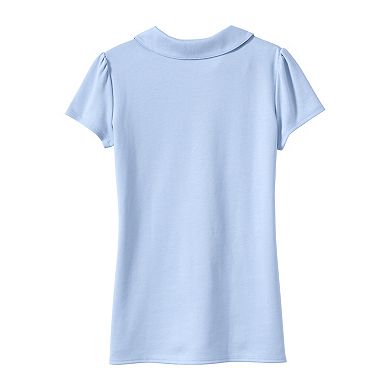 Girls 2-20 Lands' End School Uniform Peter Pan Collar Polo Shirt