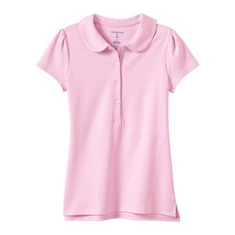 Girls 2-20 Lands' End School Uniform Peter Pan Collar Polo Shirt