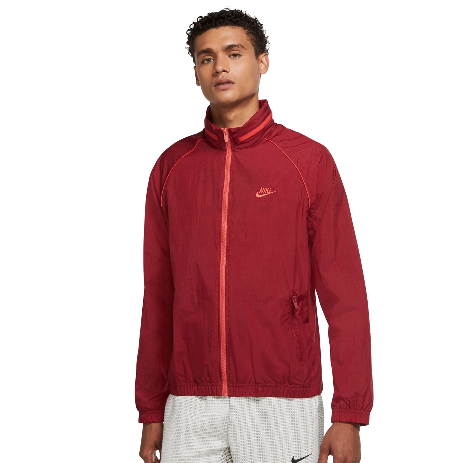 nike polyester track jacket