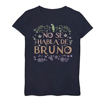 Disney's Encanto Girls 7-16 No Se Habla De Bruno Flowers Graphic Tee