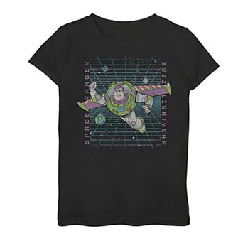 Disney's Encanto Girls 7-16 Buzz Lightyear Space Ranger 3D Grid Graphic Tee