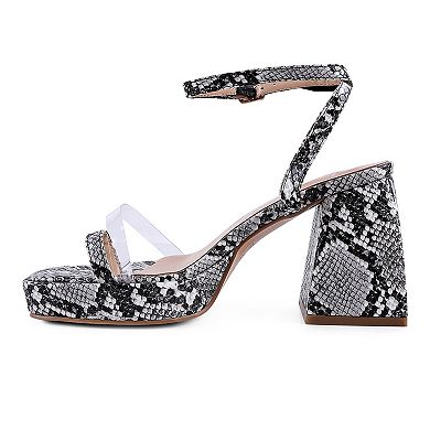 London Rag Such Flirt Women's Block Heel Sandals