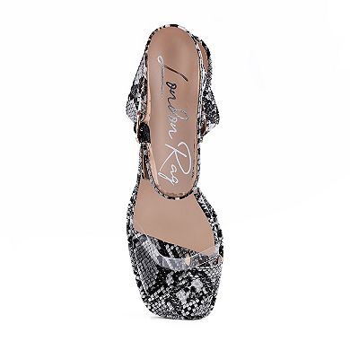 London Rag Such Flirt Women's Block Heel Sandals