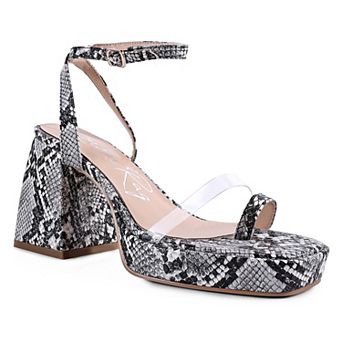 London Rag Such Flirt Women's Block Heel Sandals