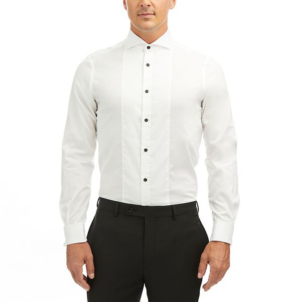 Men's Haggar Performance Cotton Slim-Fit Tuxedo Shirt