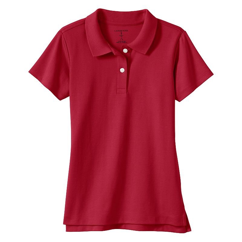 Girls 2-20 Lands' End School Uniform Feminine Fit Polo Shirt, Girl's, 