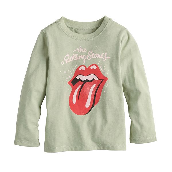 Vintage leopard Rolling Stones baby tee