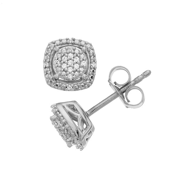 1/10 Carat Diamond Stud Earrings