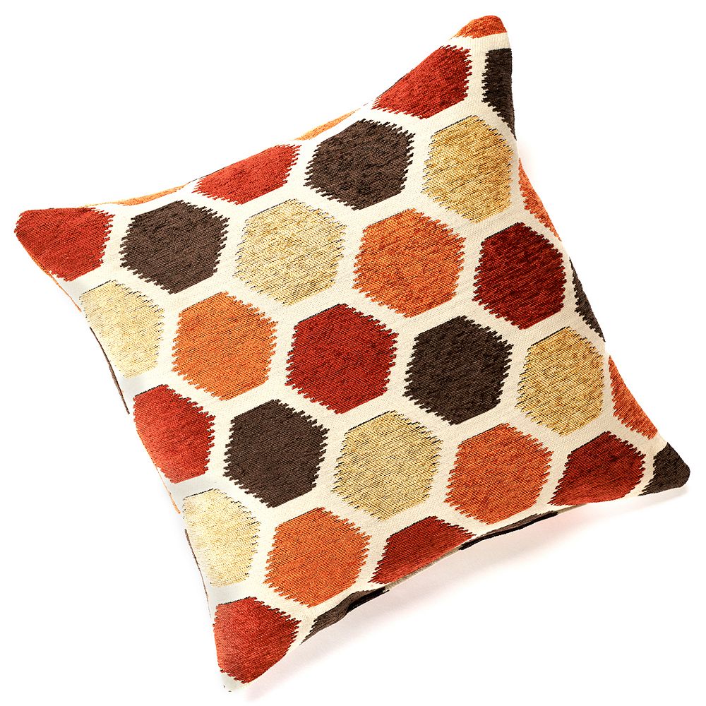 Home Fashions International Block Party Jacquard Throw Pillow