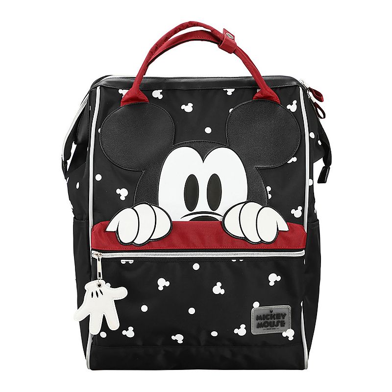 Disneys Mickey Mouse Peek-a-Boo Backpack, Black